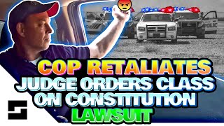 Judge ORDERS Cop To Constitution Class After Retaliating  Lawsuit [upl. by Danziger930]