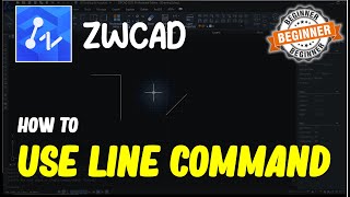 ZWCAD How To Use Line Command [upl. by Ahsap]