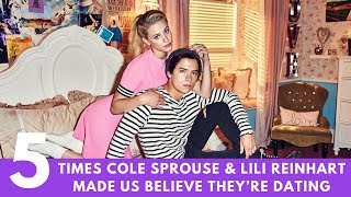 5 Times Cole Sprouse amp Lili Reinhart Made Us Believe They’re Dating  Hollywire [upl. by Merridie817]