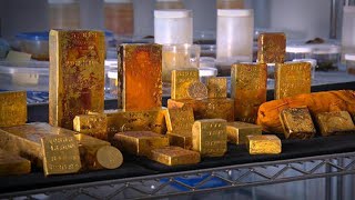 Shipwrecks 40M Gold Treasure on Display for First Time [upl. by Harpp]