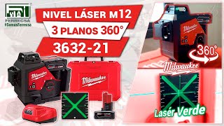 INCREÍBLE Nivel Láser 363221 M12⭕3 PLANOS 360°❗ Milwaukee DEMOSTRACIÓN [upl. by Amend]