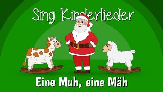 Der Weihnachtsmann kommt Eine Muh eine Mäh  Weihnachtslieder zum Mitsingen  Sing Kinderlieder [upl. by Ji558]