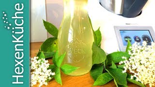 🌿 Holunderblütensirup 🌿 Thermomix TM5 Rezept zum nachmachen [upl. by Emmye993]