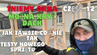 garaż 35 metrów do 15 tyś zł kończymy konstrukcje zabieramy się za dach wlatują nowe sprzęty [upl. by Auqinu]