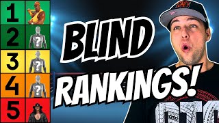 BLIND RANK THESE PROFESSIONAL WRESTLERS ALLTIME WWE AND AEW [upl. by Orlando]