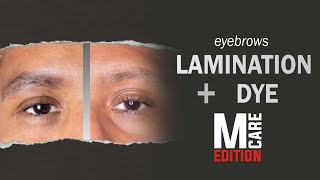 Laminating and tinting mens eyebrows step by step tutorial [upl. by Rea156]