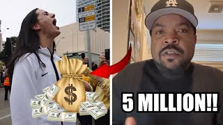 Ice Cube SHOCKS WNBA Offers Caitlin Clark 5 Million Dollars To Play in The Big 3 [upl. by Ezirtaeb]