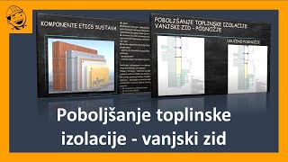 Poboljšanje toplinske izolacije  vanjski zid [upl. by Maiah658]