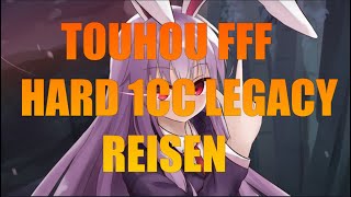 Touhou Frantically Forbidden Fruit Reisen Hard 1CC Legacy [upl. by Nochur]