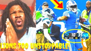 LIONS VS PANTHERS REACTION 2023 CAROLINA PANTHERS VS DETROIT LIONS HIGHLIGHTS REACTION 2023 [upl. by Livy349]