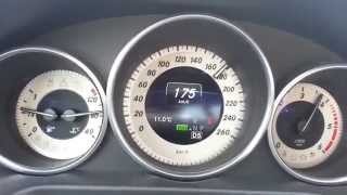 New Mercedes EClass Acceleration 0220 kmh Max Speed Test [upl. by Utley]