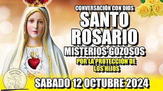 EL SANTO ROSARIO de Hoy SABADO 12 OCTUBRE 2024 MISTERIOS GOZOSOS Conversación con Dios🙏🏻♥️ [upl. by Gherlein]