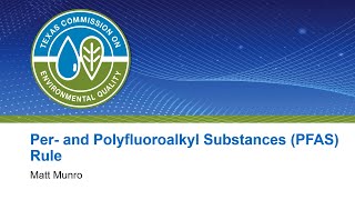 08 Per and Polyfluoroalkyl Substances PFAS Rule [upl. by Jacoba]