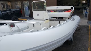 Novurania 450 Mx Yacht Tender restoration [upl. by Ainav475]