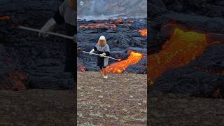 world most satisfying job  lava collection shorts sachtakfacts [upl. by Ian]