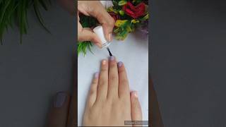 Easy 🤯short nail art ✨without tools shorts trending viral ytshorts [upl. by Adlin]