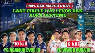 EVOS MENGGANAS❗ REDFACEN VS NOMERCY DI LAST CIRCLE  PMPL SEA DAY 1 MATCH 6 [upl. by Paugh]