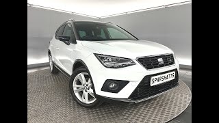 SEAT Arona 10 TSI FR Euro 6 ss 5dr [upl. by Witherspoon]