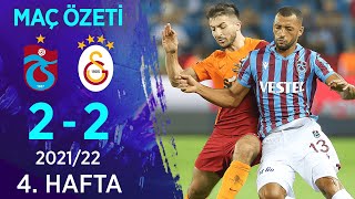 Trabzonspor 22 Galatasaray MAÇ ÖZETİ  4 Hafta  202122 [upl. by Ayotahc]