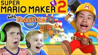 EVANTUBE Levels Mario Maker 2 Levels From EvanTubeHD for HobbyKidsTV [upl. by Coveney]