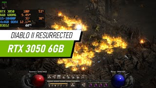 Diablo II Resurrected  Palit GeForce RTX 3050 KalmX 6GB GDDR6 [upl. by Ytak470]