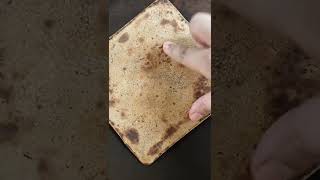 Square 🔳 Shaped Barley Flatbread Roti Shorts Glutenfreediet LubnasKitchenDiary چوکور روٹی [upl. by Esinet267]