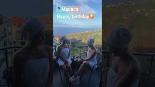 Birthday celebration in Madeira 🍳🌅 Calheta Amazing world Travel shorts [upl. by Meela]