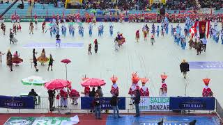 CONJUNTO DE ARTE Y FOLKLORE SICURIS JUVENTUD OBRERA  DANZAS CON TRAJES DE LUCES CANDELARIA 2020 [upl. by Gilmer]