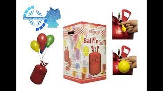 BallongasHelium – Einwegflasche für Ihre Folien oder Latexballons  VOLLGUT [upl. by Akiras]