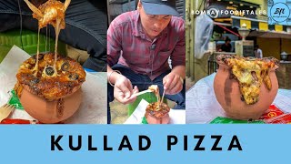 Kulhad Pizza in Mumbai ❤  Matka Pizza  Making of Most Cheesiest kulhad Pizza  India Streetfood [upl. by Hannavas818]