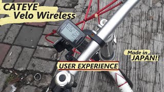 Speedometer Sepeda Cateye Velo Wireless  user experience [upl. by Aihtibat]