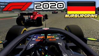 DRIVING F1 2020 CARS AT NURBURGRING for the 2020 Eifel Grand Prix [upl. by Ereynihc]