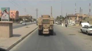 On Convoy Through Nasiriyah Iraq 1 [upl. by Wilsey]