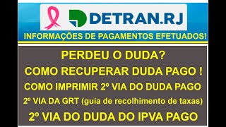 IMPRIMIR 2º VIA DO DUDA PAGO RECUPERE SEU DUDA PAGO 2º VIA DUDA GRT 2º VIA DUDA TRANSFERENCIA [upl. by Murat390]