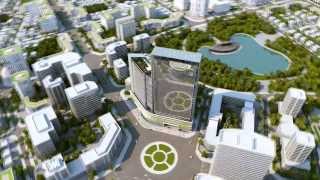 Vietcombank HQ Office Tower in Hanoi October 2013 [upl. by Amsden]