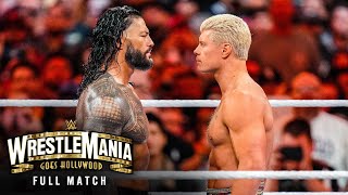 FULL MATCH  Roman Reigns vs Cody Rhodes — WWE Universal Championship Match WrestleMania 39 Sunday [upl. by Flieger]