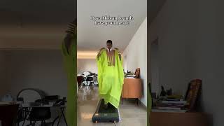 Loving how Nthabiseng lights up the room in our neon Buga boubou shopbibire shortsvideo [upl. by Adaminah]