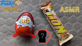 MYSTERY FUNKO POP HARRY POTTER Malfoy  Satisfying Video  Kinder JOY Quidditch Wafer Crunch ASMR [upl. by Aerdna485]