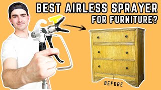 InoKraft M1 MaxPrey Airless Paint Sprayer  HowTo Furniture Painting Guide [upl. by Eselahs828]