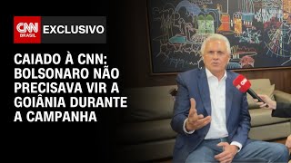 Caiado à CNN Bolsonaro não precisava vir a Goiânia durante a campanha  CNN 360º [upl. by Remington]