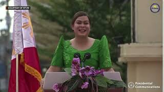 FULL SPEECH Vice Presidentelect Sara Duterte during her inauguration [upl. by Eemyaj]