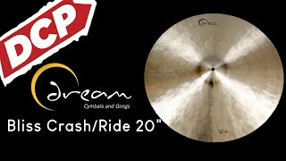 Dream Bliss CrashRide Cymbal 20quot 1826 grams BCRRI20 [upl. by Rhoads542]