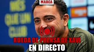 Rueda de prensa de Xavi Hernández previa al partido frente al Rayo Vallecano EN DIRECTO  MARCA [upl. by Suu]