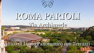 Roma Parioli  Attico di Lusso Panoramico con Terrazzi [upl. by Ssor]