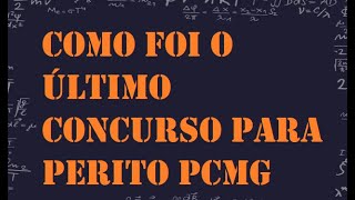 Tudo sobre o último edital do concurso para Perito da PCMG2021 [upl. by Mihsah]