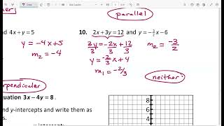 Alg 2 Unit 2 Review 7 12 [upl. by Antonella]