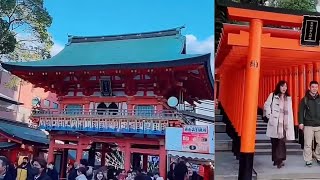 Ikuta Shrine Kobe Japan Famous Shinto Shrine  Japanese Shrines Culture [upl. by Intisar]