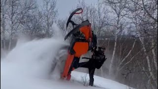 summit 800 shorty ditch banging and wheelies [upl. by Ayimat]