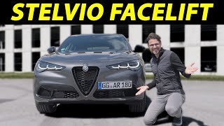 2023 Alfa Stelvio Veloce facelift driving REVIEW [upl. by Ellerrehs254]