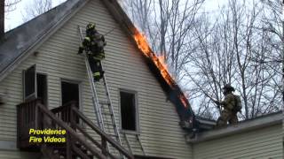 3 alarms needed to bring house fire under control in Milford Ma [upl. by Vincentia]